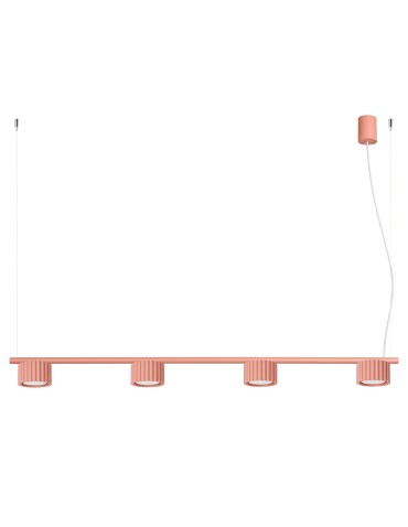 Sollux Żyrandol AURA 4 brzoskwiniowa Gx53 SL.2704
