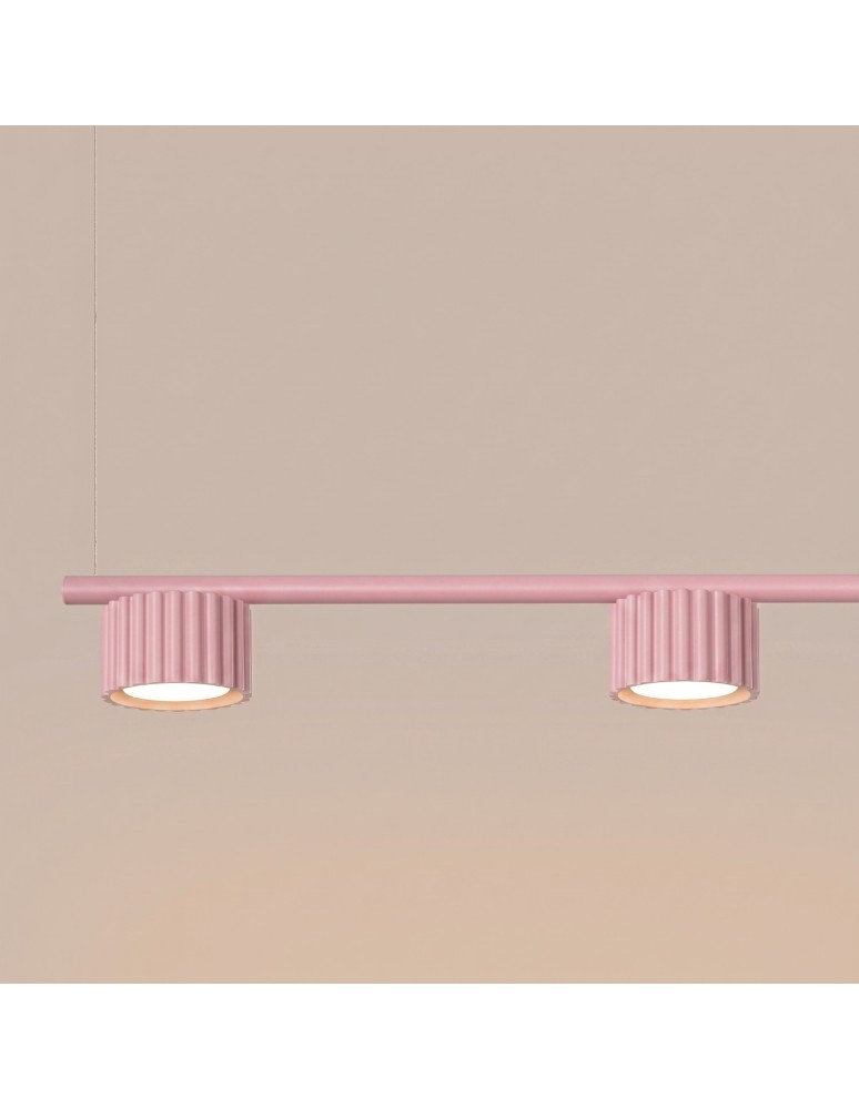 Sollux Żyrandol AURA 4 różowa Gx53 SL.2705