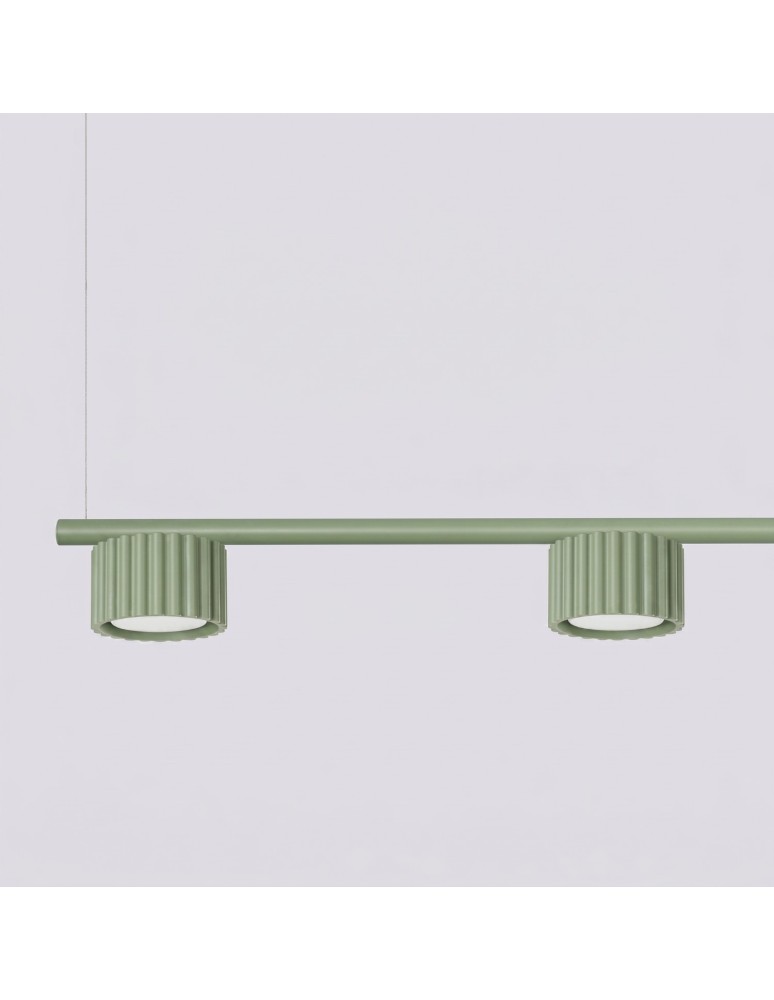 Sollux Żyrandol AURA 4 szałwiowa Gx53 SL.2706