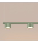 Sollux Żyrandol AURA 4 szałwiowa Gx53 SL.2706