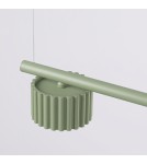 Sollux Żyrandol AURA 4 szałwiowa Gx53 SL.2706