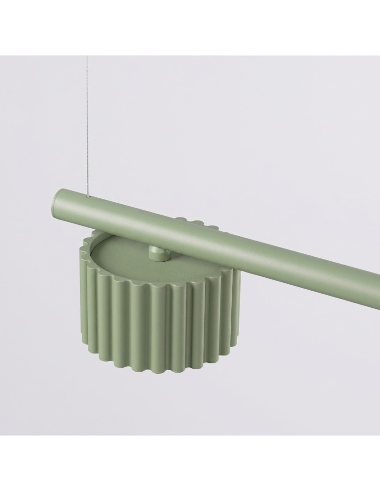 Sollux Żyrandol AURA 4 szałwiowa Gx53 SL.2706