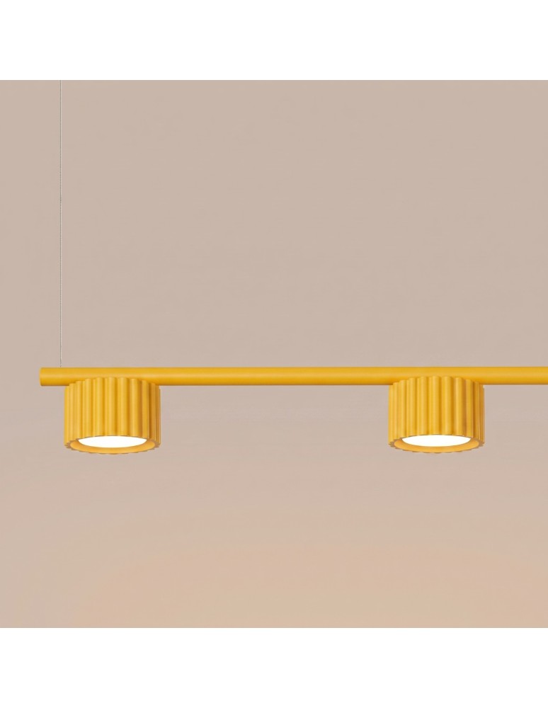 Sollux Żyrandol AURA 4 żółta Gx53 SL.2707