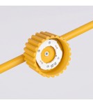 Sollux Żyrandol AURA 4 żółta Gx53 SL.2707