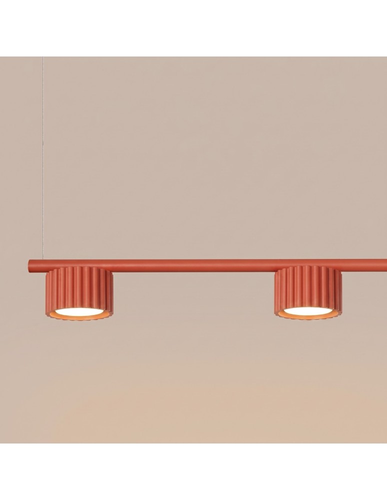 Sollux Żyrandol AURA 4 czerwona Gx53 SL.2708