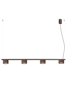Sollux Żyrandol AURA 4 brązowa Gx53 SL.2709