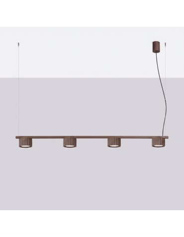 Sollux Żyrandol AURA 4 brązowa Gx53 SL.2709 - product 2