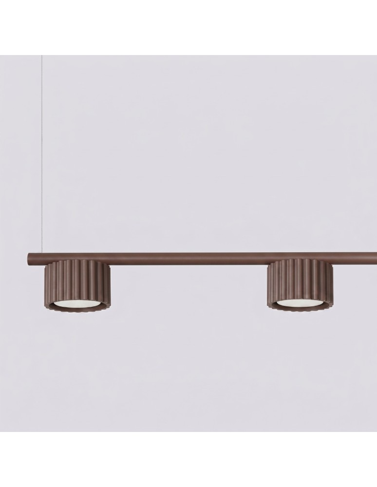 Sollux Żyrandol AURA 4 brązowa Gx53 SL.2709