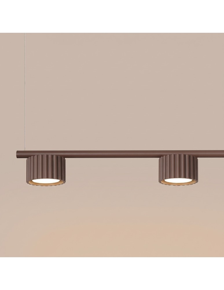 Sollux Żyrandol AURA 4 brązowa Gx53 SL.2709