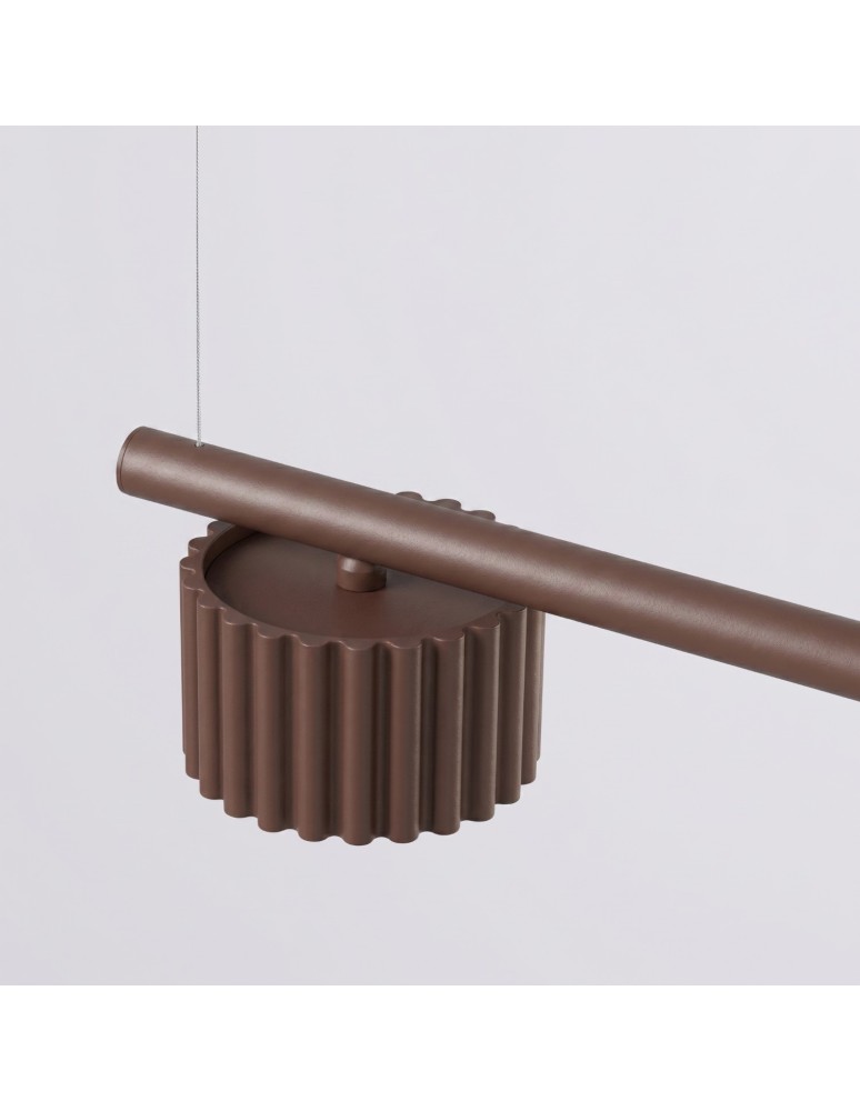 Sollux Żyrandol AURA 4 brązowa Gx53 SL.2709