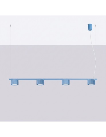 Sollux Żyrandol AURA 4 błękitna Gx53 SL.2710 - produkt 2