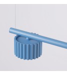 Sollux Żyrandol AURA 4 błękitna Gx53 SL.2710