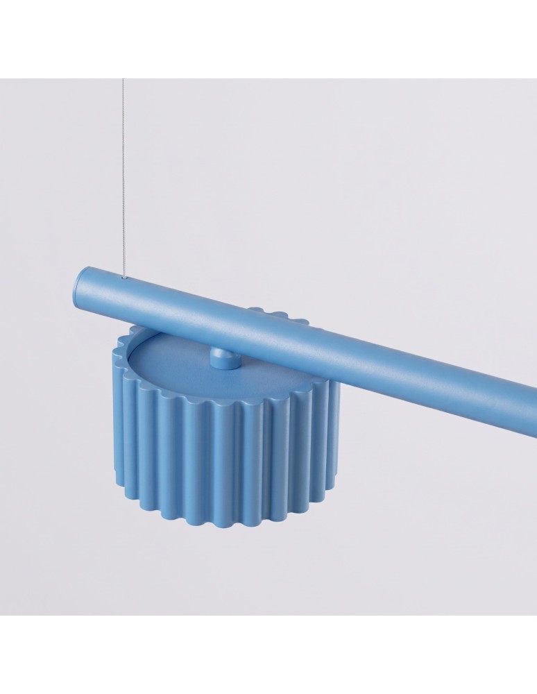 Sollux Żyrandol AURA 4 błękitna Gx53 SL.2710