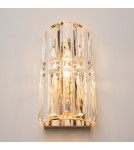 Kinkiety glamour - Maytoni Facet Ścienna E14 1x60W Złoty MOD094WL-01G - produkt 4