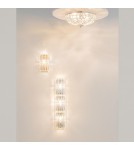 Kinkiety glamour - Maytoni Facet Ścienna E14 1x60W Złoty MOD094WL-01G - produkt 7