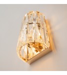 Kinkiety glamour - Maytoni Facet Ścienna E14 1x60W Złoty MOD094WL-01G - produkt 8