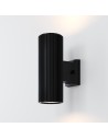 View Maytoni Rando Wall Mounted E27 2x60W Black O419WL-02B