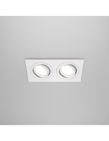 Maytoni Atom 2xGU10 50W podtynkowa DL024-2-02W biały