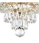 Ceiling lamps with crystals - Maytoni Palace 5xE27 60W chandelier DIA890-CL-05-G antique gold - product 3