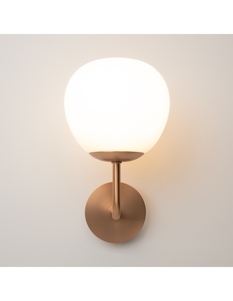 Wall lamps spheres - Maytoni Erich 1xE14 40W wall lamp MOD221-WL-01-G brass - product kolory-swiatla.pl 3