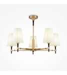 Chandelier with lampshade - Maytoni Zaragoza 5xE14 40W chandelier H001CL-05BS brass - product 4