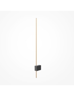 Maytoni Pars Kinkiet/Ścienna LED 6W 500lm 3000K Czarny, Złoty C070WL-L6GB3K