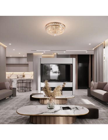 Maytoni Ottilia 6xE14 60W żyrandol DIA700-CL-06-G złoty - produkt 2