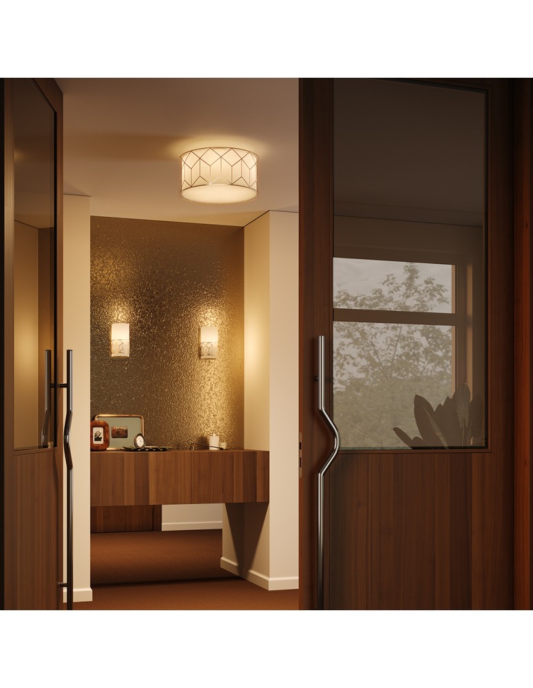 Ceiling lamps - Maytoni Messina 3xE27 60W ceiling light H223-PL-03-G gold - product kolory-swiatla.pl 2