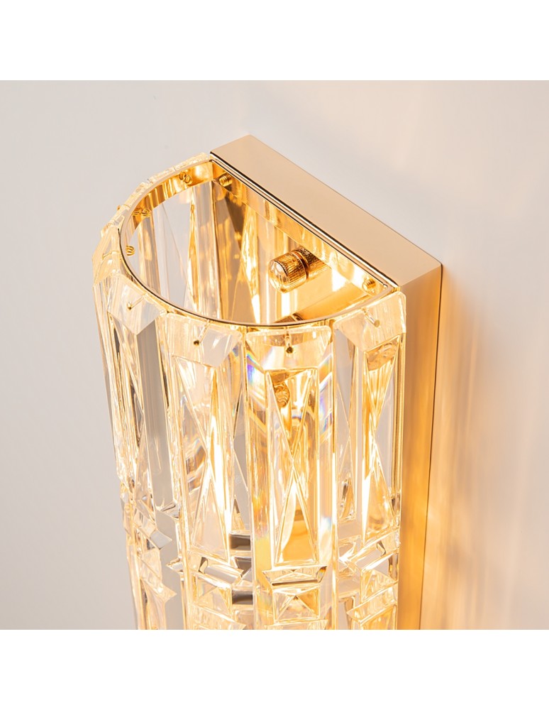 Glamour wall lamps - Maytoni Facet Wall lamp/wall lamp 3xE14 60W Gold MOD094WL-03G - product kolory-swiatla.pl 6