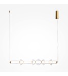 Pendant lamps over the island - Maytoni Cosmo Modern LED Pendant Lamp 39W 4800lm 3000K Brass MOD210PL-L39BS3K. - product 1