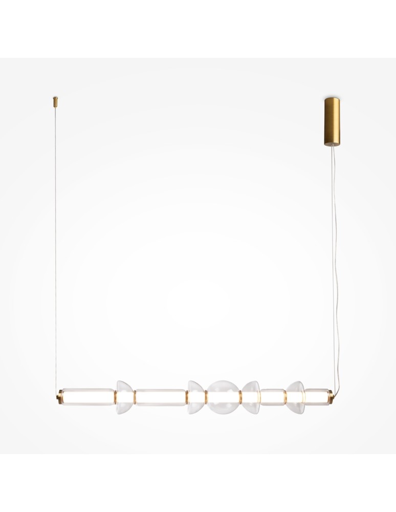 Pendant lamps over the island - Maytoni Cosmo Modern LED Pendant Lamp 39W 4800lm 3000K Brass MOD210PL-L39BS3K. - product kolory-swiatla.pl 1