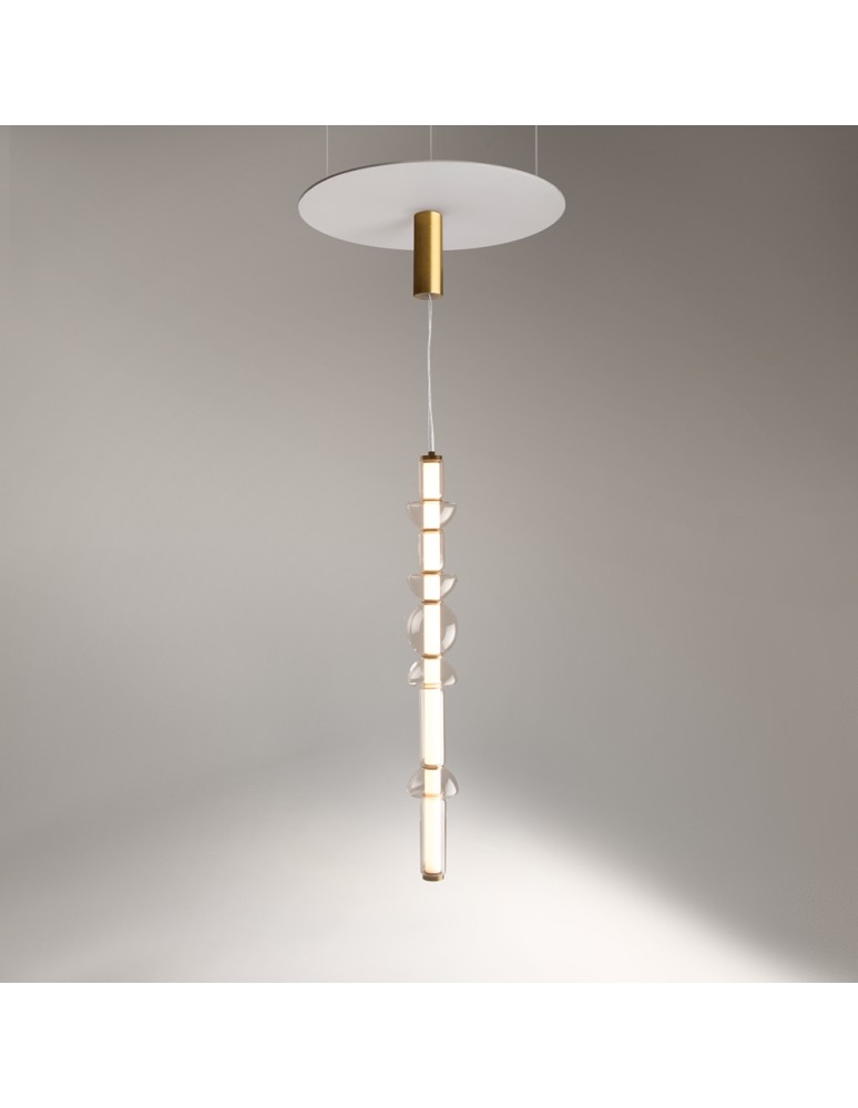Pendant lamps over the island - Maytoni Cosmo Modern LED Pendant Lamp 39W 4800lm 3000K Brass MOD210PL-L39BS3K. - product kolory-swiatla.pl 6