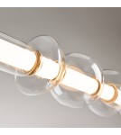 Lampy wiszące nad wyspę - Maytoni Cosmo Lampa Wisząca Nowoczesna LED 39W 4800lm 3000K Mosiądz MOD210PL-L39BS3K - produkt 7