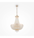 Glamour pendant lamps - Maytoni Bella 8xE14 60W chandelier DIA750-TT50-WG gold - product 3