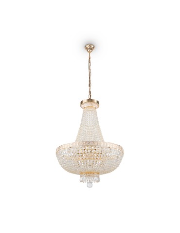 Maytoni Bella 8xE14 60W chandelier DIA750-TT50-WG gold