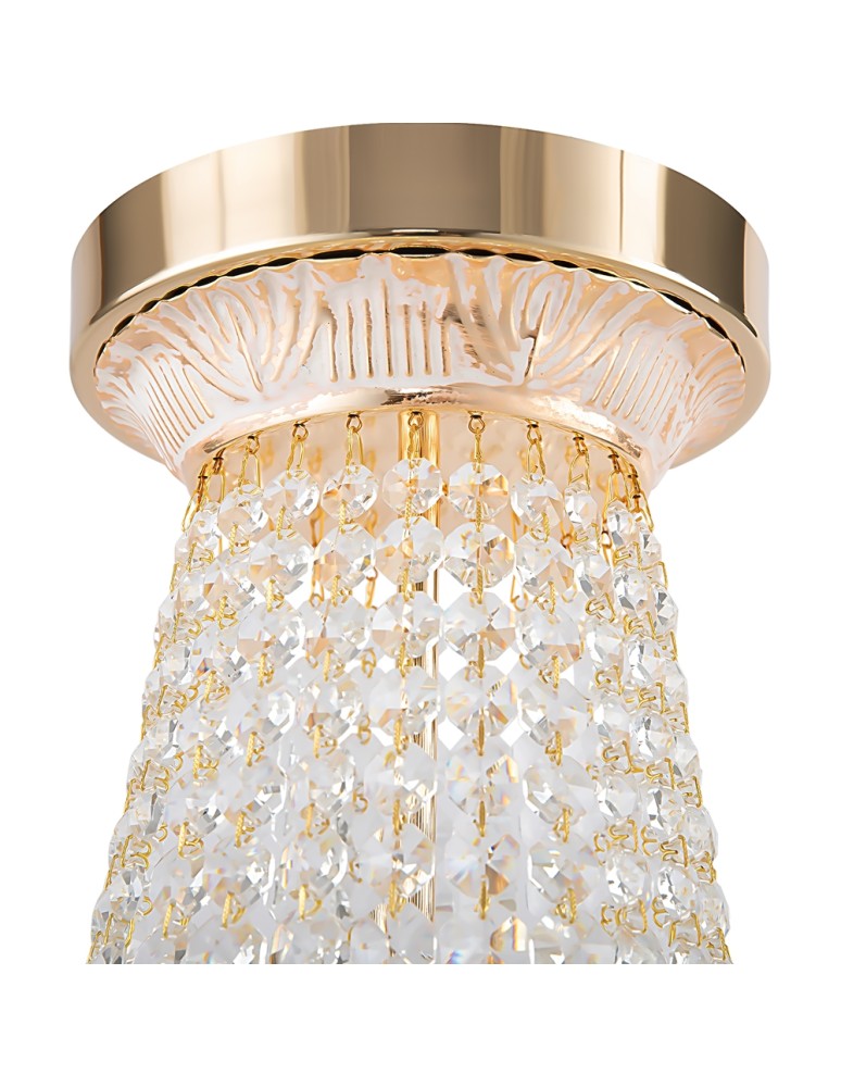 Lampy wiszące glamour - Maytoni Bella 8xE14 60W żyrandol DIA750-TT50-WG złoty - produkt kolory-swiatla.pl 4