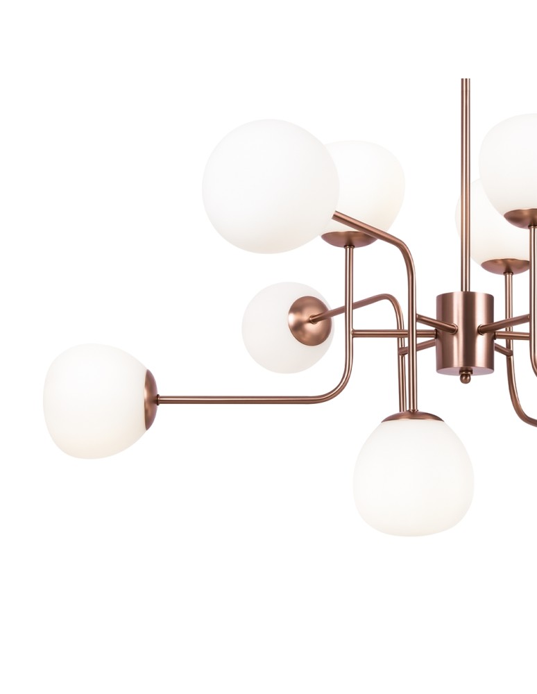 Lampy wiszące kule - Maytoni Erich 12xE14 40W żyrandol MOD221-PL-12-G mosiądz - produkt kolory-swiatla.pl 3