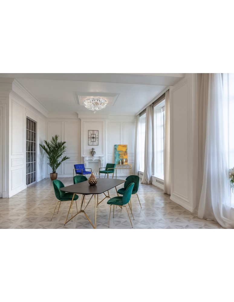 Ceiling lamps with crystals - Maytoni Basfor 3xE14 60W chandelier DIA100-CL-03-N antique nickel - product kolory-swiatla.pl 2