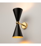 Double wall lamps - Maytoni Vesper Wall E14 2x40W Black Gold MOD108WL-02GB - product 1
