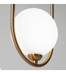 Pendant lamps spheres - Maytoni Ring Pendant Lamp 2xG9 25W Brass MOD013PL-02BS1 - product 6