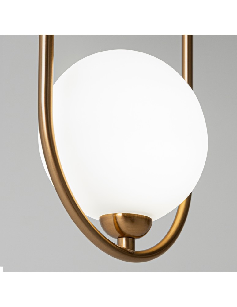 Pendant lamps spheres - Maytoni Ring Pendant Lamp 2xG9 25W Brass MOD013PL-02BS1 - product kolory-swiatla.pl 6