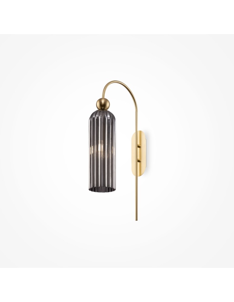 Glamour wall lamps - Maytoni Antic Wall Mounted E14 1x40W Grey MOD302WL-01GR - product kolory-swiatla.pl 5