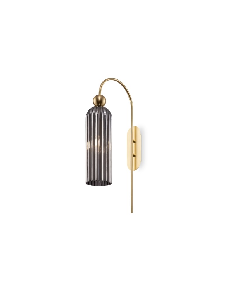 Glamour wall lamps - Maytoni Antic Wall Mounted E14 1x40W Grey MOD302WL-01GR - product kolory-swiatla.pl 3
