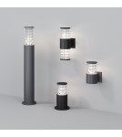 Standing garden lamps - Maytoni Bronx Outdoor/Garden E27 1x60W Black O576FL-01B1 - product 3