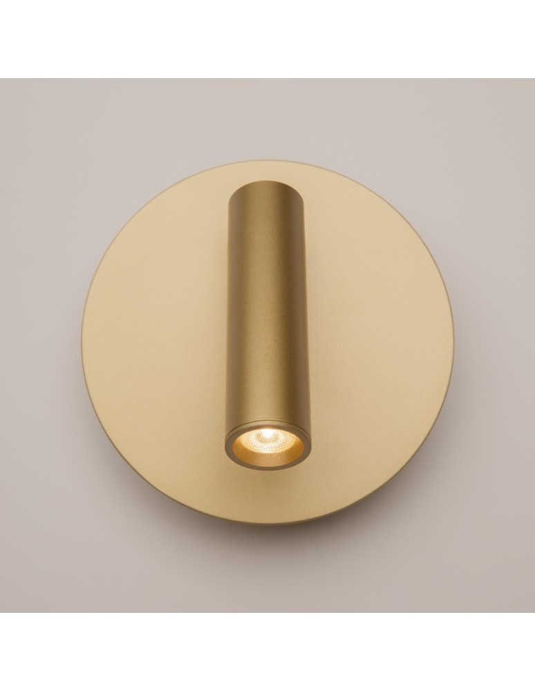 Reading wall lamps - Maytoni Ios 176 LED Wall Mount 6.9W 3032K 689lm Gold Matte C176-WL-01-6W-MG - product kolory-swiatla.pl 5