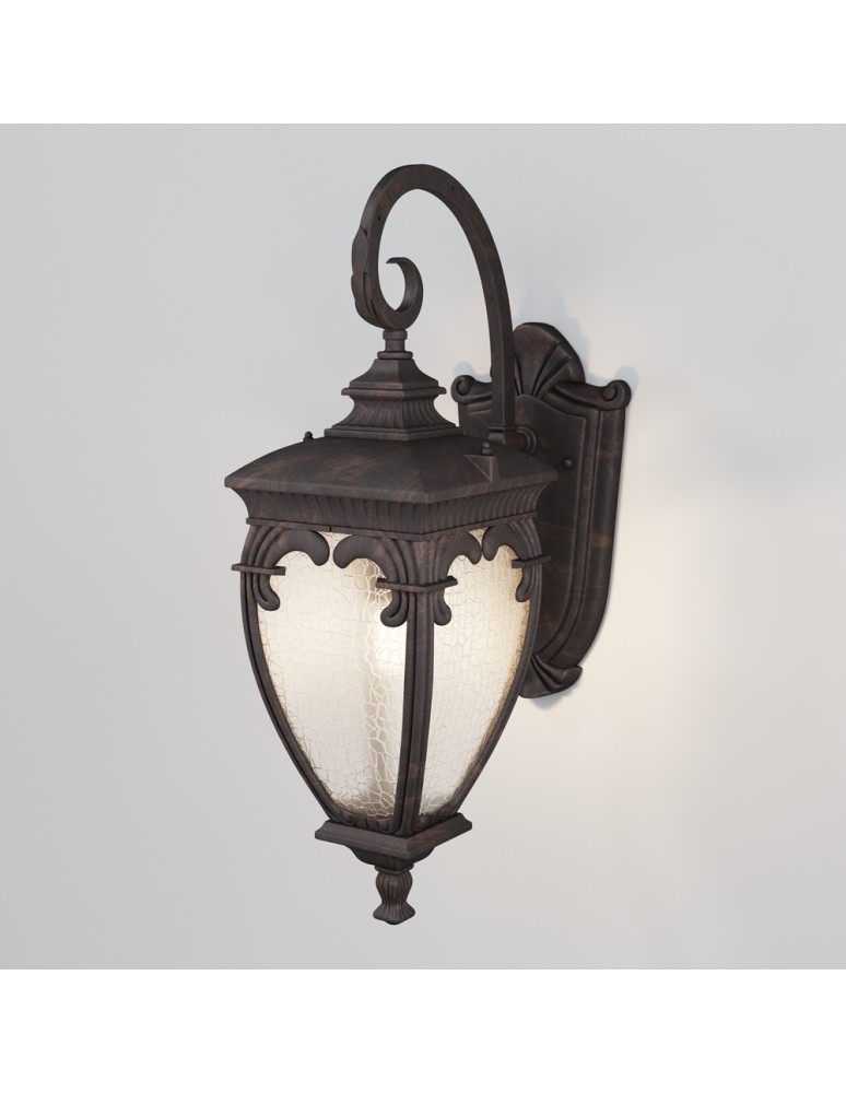 Outdoor wall lamps - Maytoni Fleur Wall Mounted E27 1x60W Bronze Antique O414WL-01BZ - product kolory-swiatla.pl 4