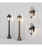 Outdoor wall lamps - Maytoni Fleur Wall Mounted E27 1x60W Bronze Antique O414WL-01BZ - product 5