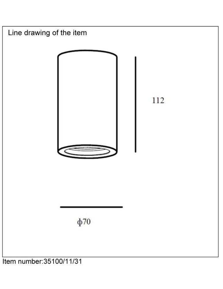 Ceiling luminaires for replaceable light source - Lucide GIPSY Plafond Light Round GU10 35100/11/31. - product kolory-swiatla.pl 10