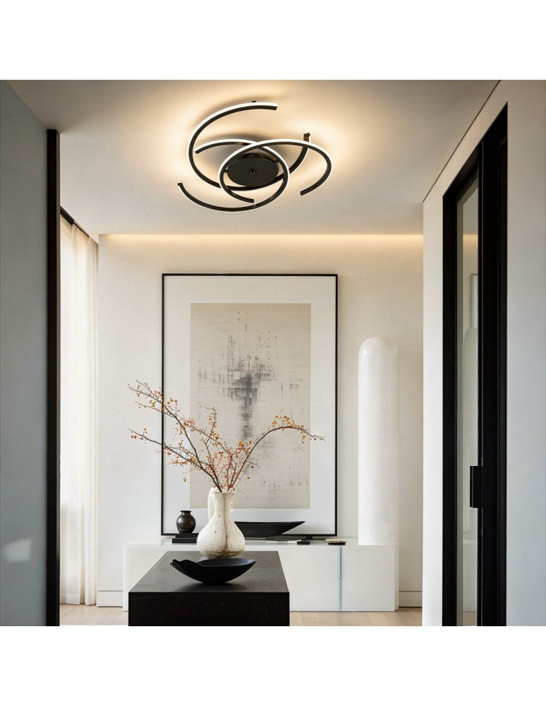 Light Prestige Plafon Spider 51 cm czarny LED CCT LP-1255/1C 51 BK Light Prestige Plafon Spider 51 cm czarny LED CCT LP-1255/1C 51 BK