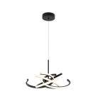 Light Prestige Lampa wisząca Spider 48 cm czarna LED CCT LP-1225/1P 48 BK